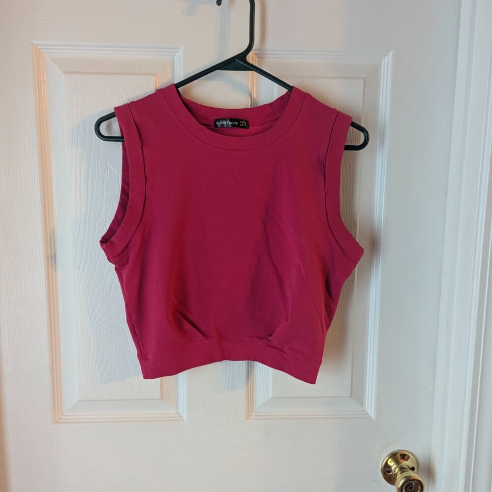 Arrive guide pink crop top - S